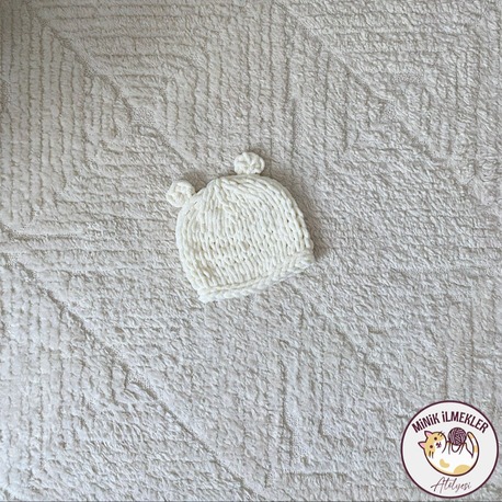 Bebek Bere – Krem, 1 Yaş – Alize Puffy, El Örgüsü