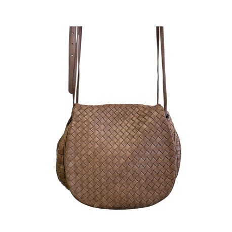 Bottega Veneta kamel postacı çanta