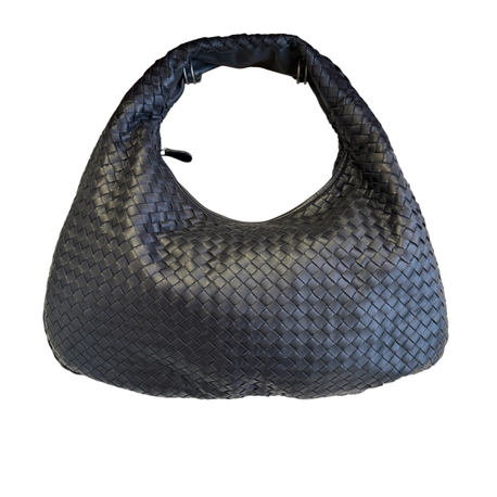 Bottega Veneta lacivert Hobo çanta