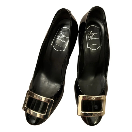 Roger Vivier siyah topuklu ayakkabı