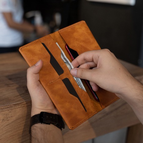 minimal X LONG - Para ve Telefon Cüzdanı - Uzun Cüzdan
