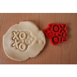 xoxo kurabiye kalıbı