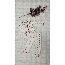 Kalp Desen Pijama Takımı