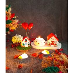 Kalpli Mumluk, Tütsülük, Balon Ev Set Hediyelik Yılbaşı Noel