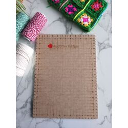 Makrome Pano 28*38cm Makrome Tahtası Elişi Hobi El yapımı Bileklik Yapımı Dokuma Tezgahı