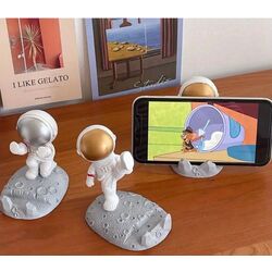 Astronot Telefon Tutacağı Masaüstü Cep Telefonu Tablet Tutucu