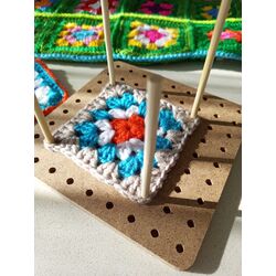 Motif bank Motif tezgahı 15*15cm Örgü Tığ işi motif Bloğu