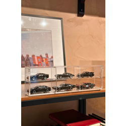 6lı Kapaklı Pleksi 1/64 Hot Wheels Diecast Model Araç Sergileme Rafı