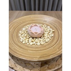 Kişiye Özel Mesajlı ve Kokulu Lotus Mum