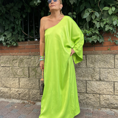 Neon salaş elbise 