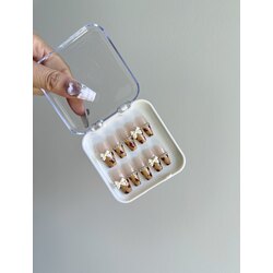 #(19)Leopar fiyonk tırnak kahve