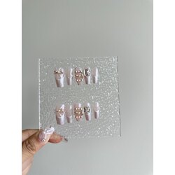 #(35)Pembe ballerina tırnak 