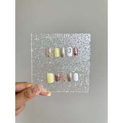#(13)Sarı Renkli kısa tırnak model 1