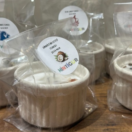 Sufle Kabı Soya mumu (model yuvarlak)