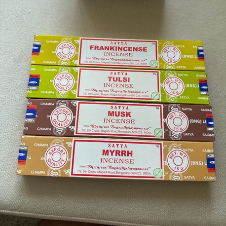 4'lü Tulsi +Frankincense + musk +myrrh