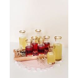 Paşabahçe 2'li Gold Detaylı Karaf | Büyük Boy