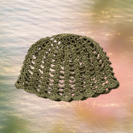Yeşil Mesh Skull Cap