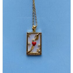 Tarot kolye- Aşıklar kartı