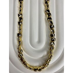 Gold çakıl taşı kolye