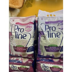 PRO LİNE LAVANTA BEBEK PUDRA KOKULU BENTONİT KEDİ KUMU 10 LT X 2