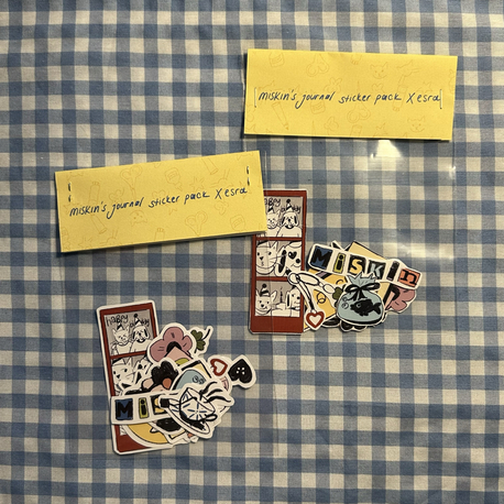 miskin’s journal sticker pack x esra 