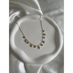 VIP Zümrüt Taşlı Sallantılı Choker