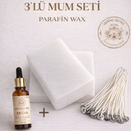 Parafin Wax Mum Yapım Seti (Start)