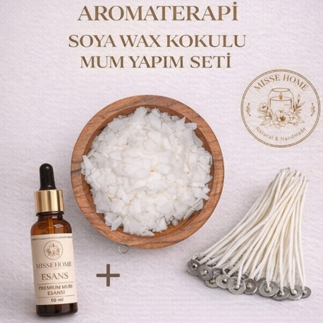 Soya Wax Mum Yapım Seti (Start)