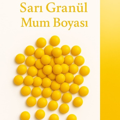 Granül Mum Boyası Yüksek Kaliteli Mum Boya Pigmenti, Hobi ve Mum Yapma Malzemesi