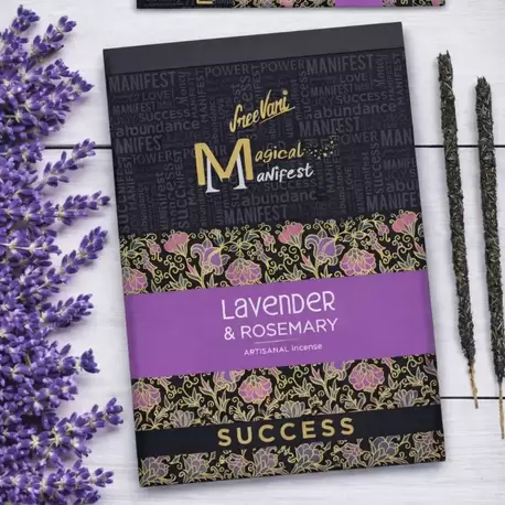 Lavanta&Rosemary Sree Vani Magical Manifest Sanatsal Doğal El Yapımı Kalite Tütsü ( 6 Adet)