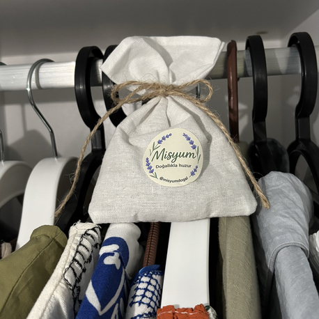 Misyum Doğal Dolap ve Kıyafet Koku Giderici Torba – 3’lü Set 