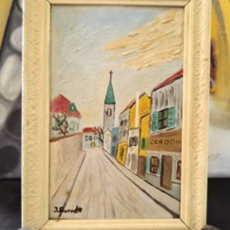 J. Burnett Yağlıboya Tablo