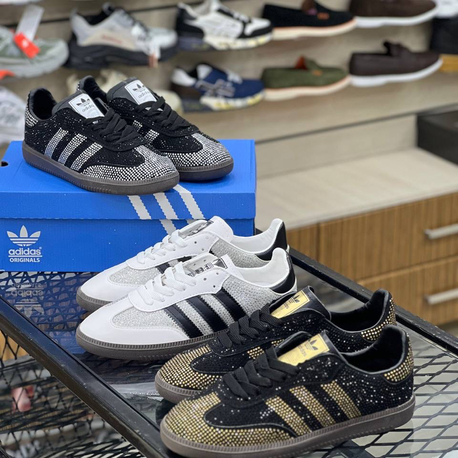 Adidas samba taşlı ayakkabı
