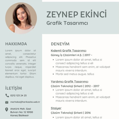 CV (ÖZ GEÇMİŞ)