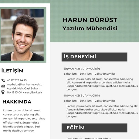 CV (ÖZGEÇMİŞ)