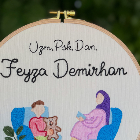 "Psk. Dan." meslek panosu (kişiselleştirilir) 