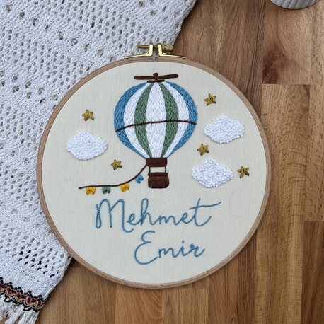 “Mehmet Emir” bebek odası kapı süsü (kişiselleştirilir)