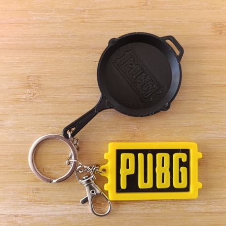 PUBG TAVA (PAN) + Logo Anahtarlık
