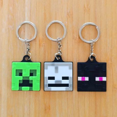 MINECRAFT Figürleri Seti Anahtarlık