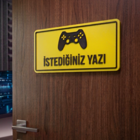 İsminize Özel Gamer Tabela