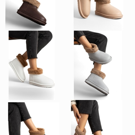 Su Geçirmez Kürklü Ugg