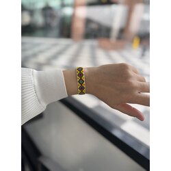 Miyuki Boncuklu Tezgah Dokuma işçiliği Ayarlanabilir Bileklik 