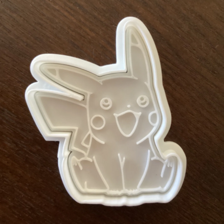 Pikachu Pokemon Temalı Kurabiye Kalıbı