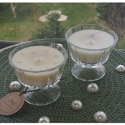 Coco Paris ayaklı, %100 soya wax, kokulu organik mum (ML9002)