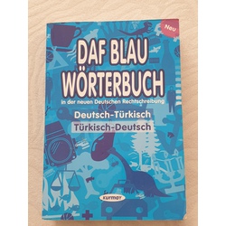 DAF Blau Wörterbuch - Almanca Türkçe Sözlük -çift taraflı-