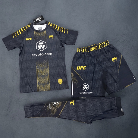 UFC Venum crypto efsane 3 lü set (altın sarısı)