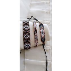 Miyuki etnik 3lü bileklik modeli 