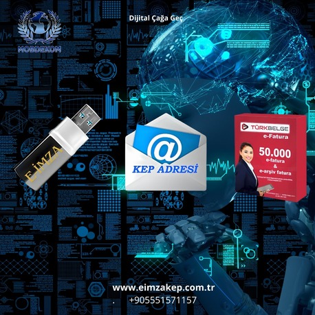 Şube Satış E-İmza + Kep+20 Kontör +E-Fatura Portal  ve  100 kontör  Üçü Bir Arada Paketi