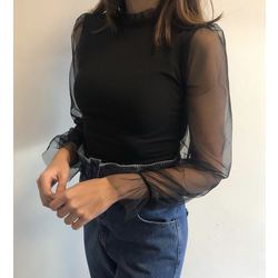 Tül bluz