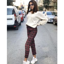 Ekose pantalon 